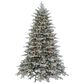 The Gerson Company 7.5" Pre-Lit Natural Cut Spruce Christmas Tree in Green, , large