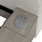 Boulder & Pine King Storage Bed with Lights and Speaker, , large