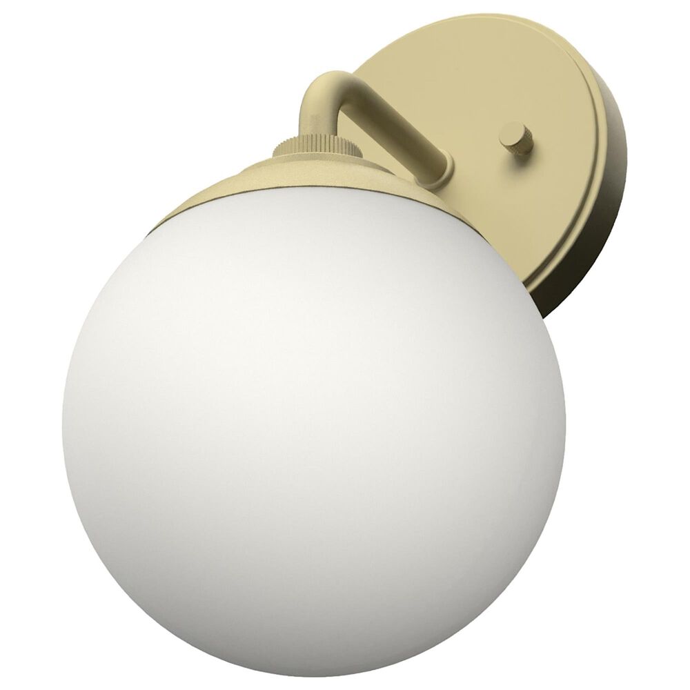 Hunter Hepburn 1-Light Wall Sconce in Painted Modern Brass, , large