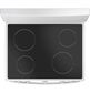 GE Appliances 30" Freestanding Self-Cleaning Radiant Front-Mount Range in White, , large