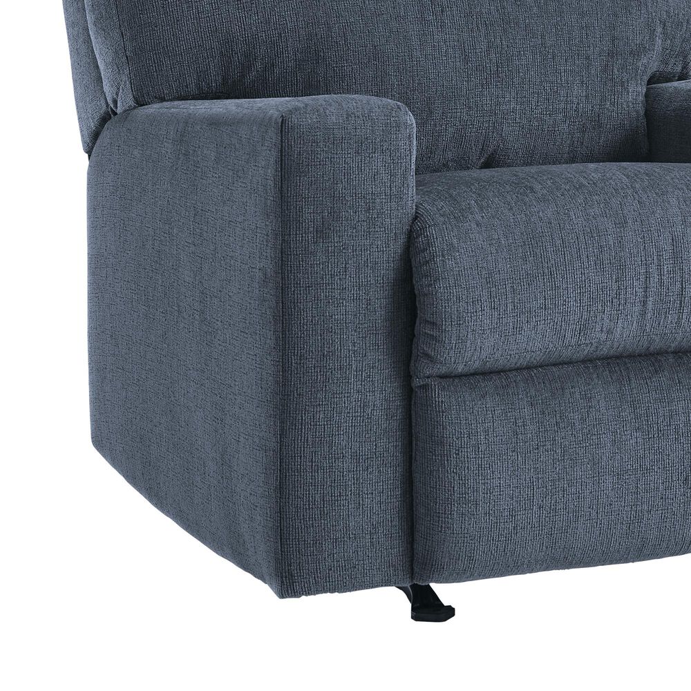 Ashley Rannis Manual Rocker Recliner in Navy, , large