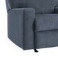 Ashley Rannis Manual Rocker Recliner in Navy, , large