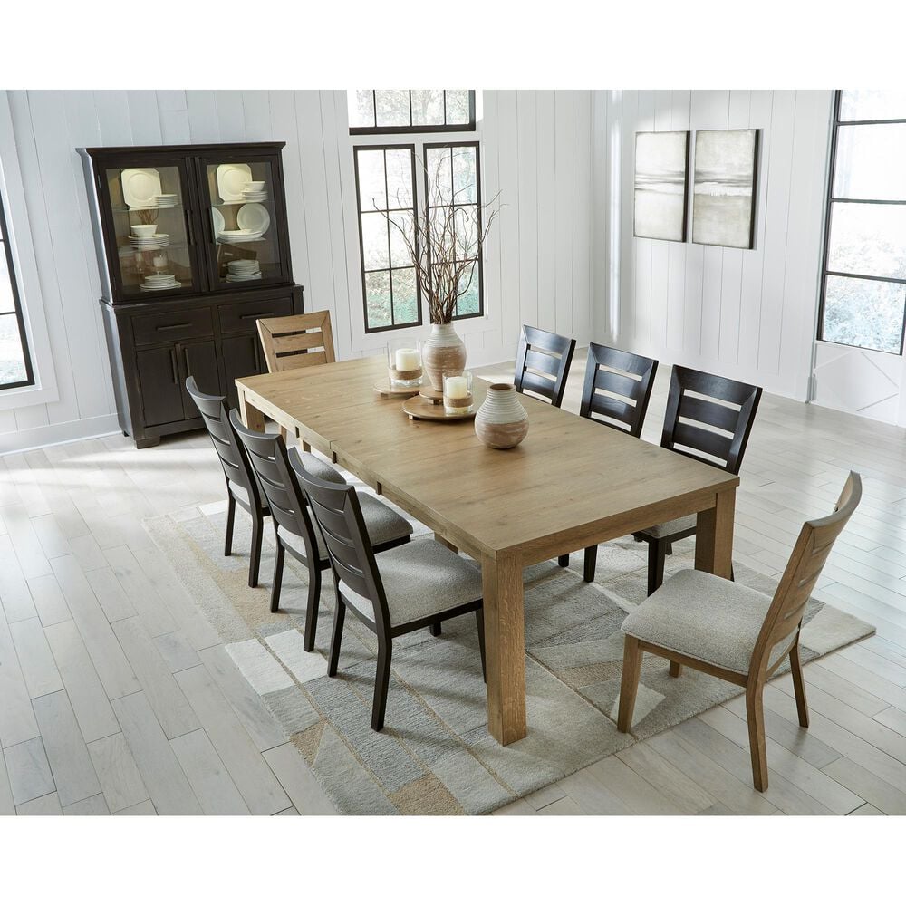 Millenium Galliden Rectangular Dining Table in Rustic Oak - Table Only, , large