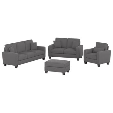 Bush Stockton 4-Piece Living Room Set in French Gray, , large