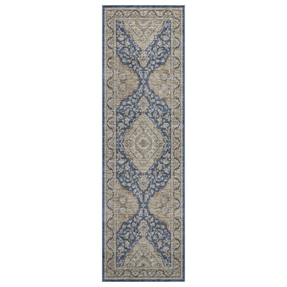 Dalyn Rug Company Hatay HY3 2"3" x 7"6" Navy Runner, , large