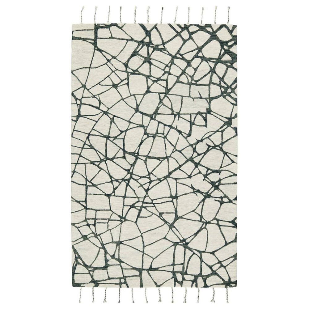 Jaipur Vera by Nikki Chu Raska 5" x 8" Beetle and Blue Nights Area Rug, , large