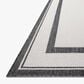 Loloi Easton Onyx and Ivory 2"3" x 3"9" Indoor/Outdoor Area Rug, , large