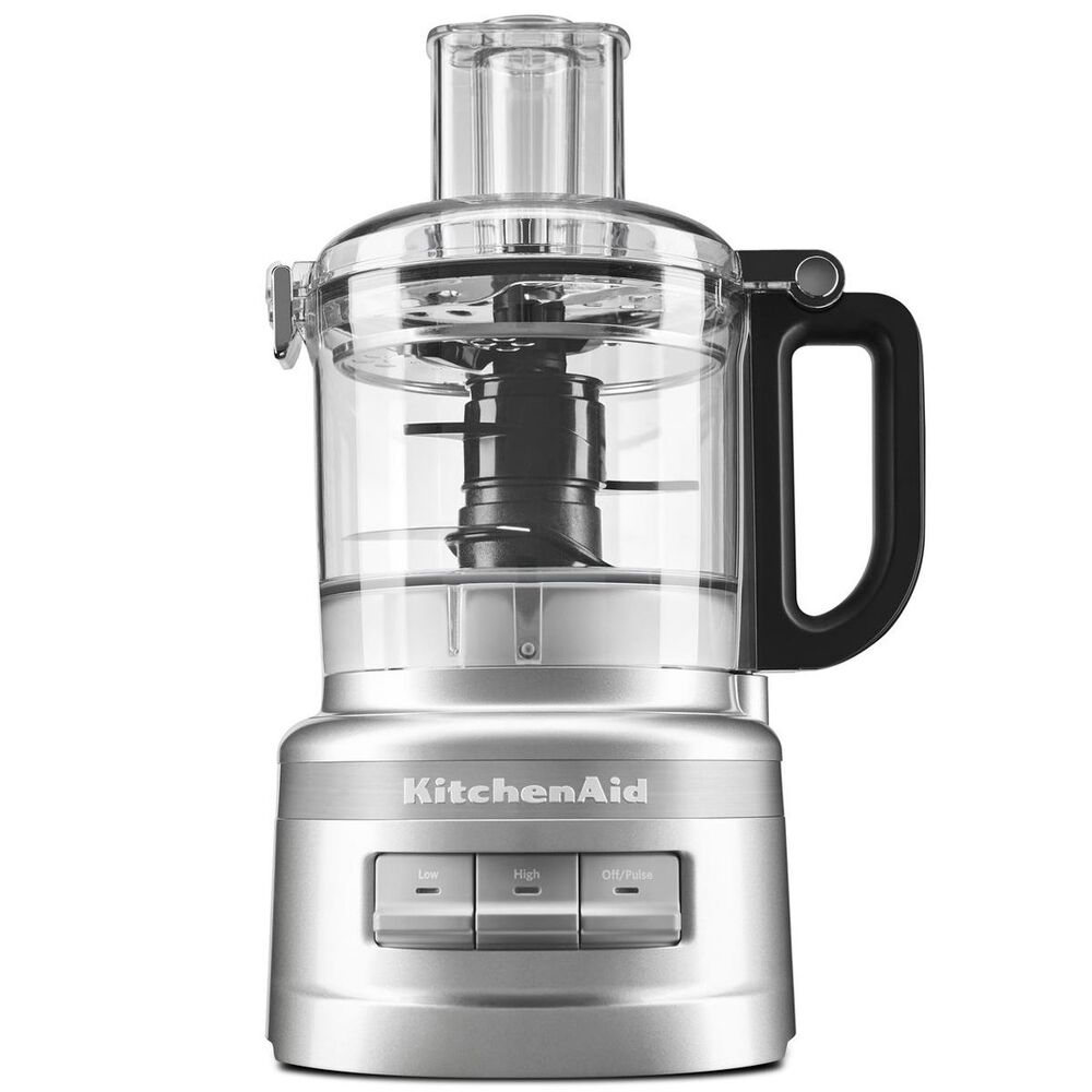 KitchenAid Food Processor with Commercial Style Dicing Kit, Silver