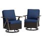 Sunwell Garden 3-Piece Patio Chat Set in Navy, , large