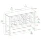 Walker Edison 52" TV Stand in White, , large