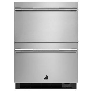 Jenn-Air Rise 24" Double Drawer Refrigerator with Freezer in Stainless Steel, , large