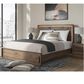 Ashley Fortlorn King Bed with Two Nightstands in Walnut Brown, , large