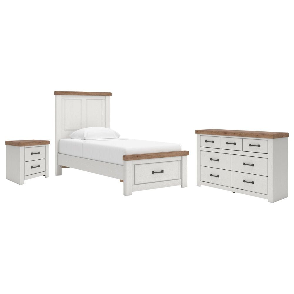 Ashley Savonport Twin Storage Bed with Dresser and Nightstand, , large