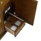 James Martin Bellshire 30" Single Bathroom Vanity in Honey Oak with Single Hole 3 cm White Zeus Silestone Top and Rectangular Sink, , large