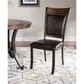 Linon Home Decor Franklin Side Chair in Black and Umber Brown, , large