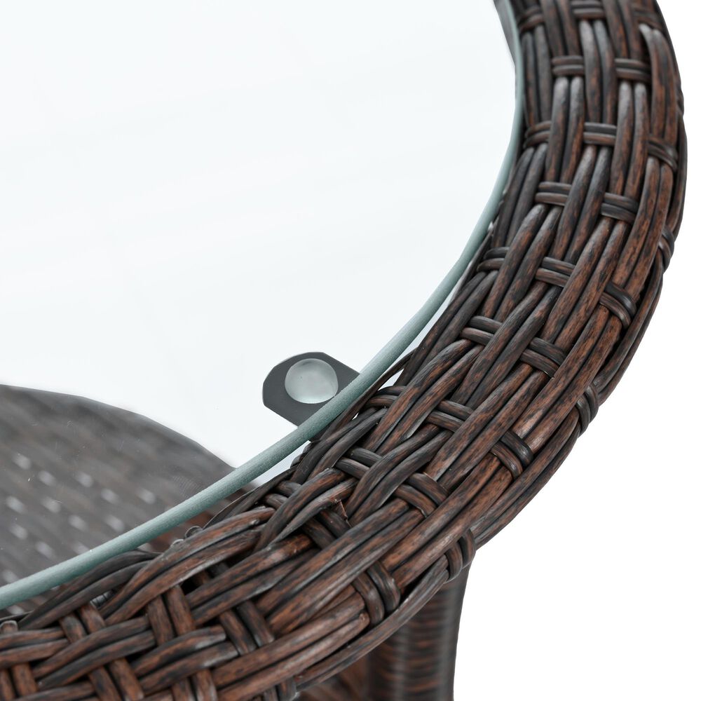 Hearth and Haven 3-Piece Patio Conversation Set in Beige, , large