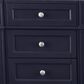 James Martin Vanities Brittany 60" Single Bathroom Vanity in Victory Blue with 3 cm Carrara White Marble Top and Rectangle Sink, , large