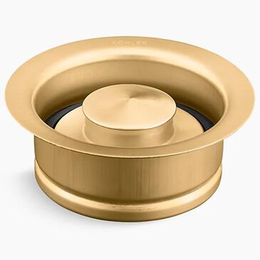 Kohler 4.5" Disposal Flange with Stopper in Vibrant Brushed Moderne Brass, , large