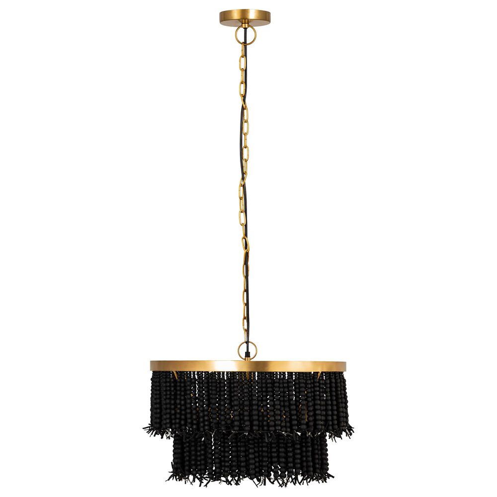 Tov Furniture Krish Pendant in Black, , large