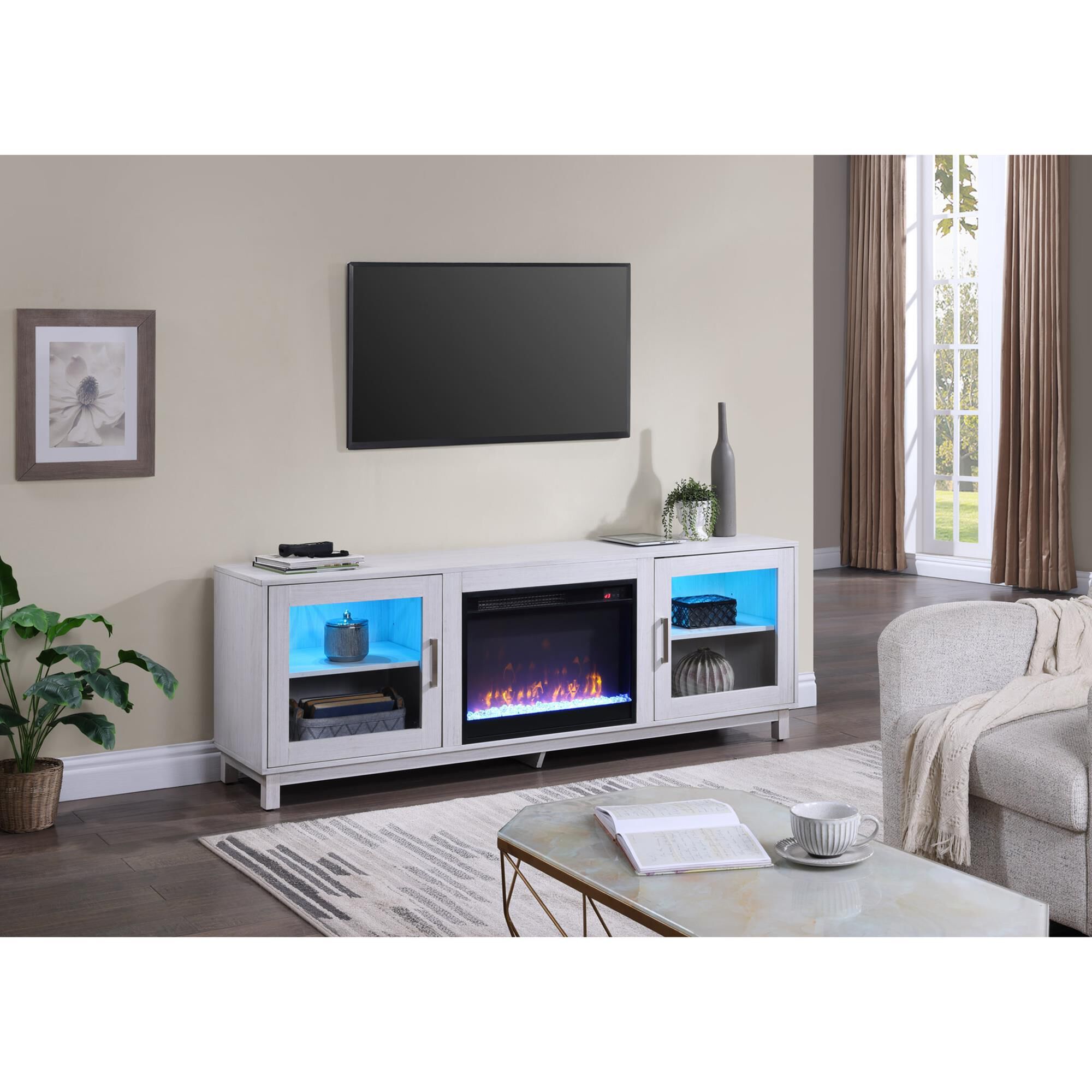 【タックのコン】LEDタッチセンサー付きミラー ホワイト50x70 HOMLUX 70