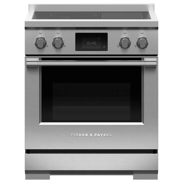 Fisher and Paykel 30" Professional Induction Range in Stainless Steel, , large