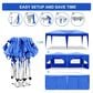 HOMLUX 10" x 20" Outdoor Pop Up Canopy Gazebo for Party in Blue, , large