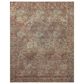 Amber Lewis x Loloi Billie 7"6" x 9"6" Aqua and Rust Area Rug, , large