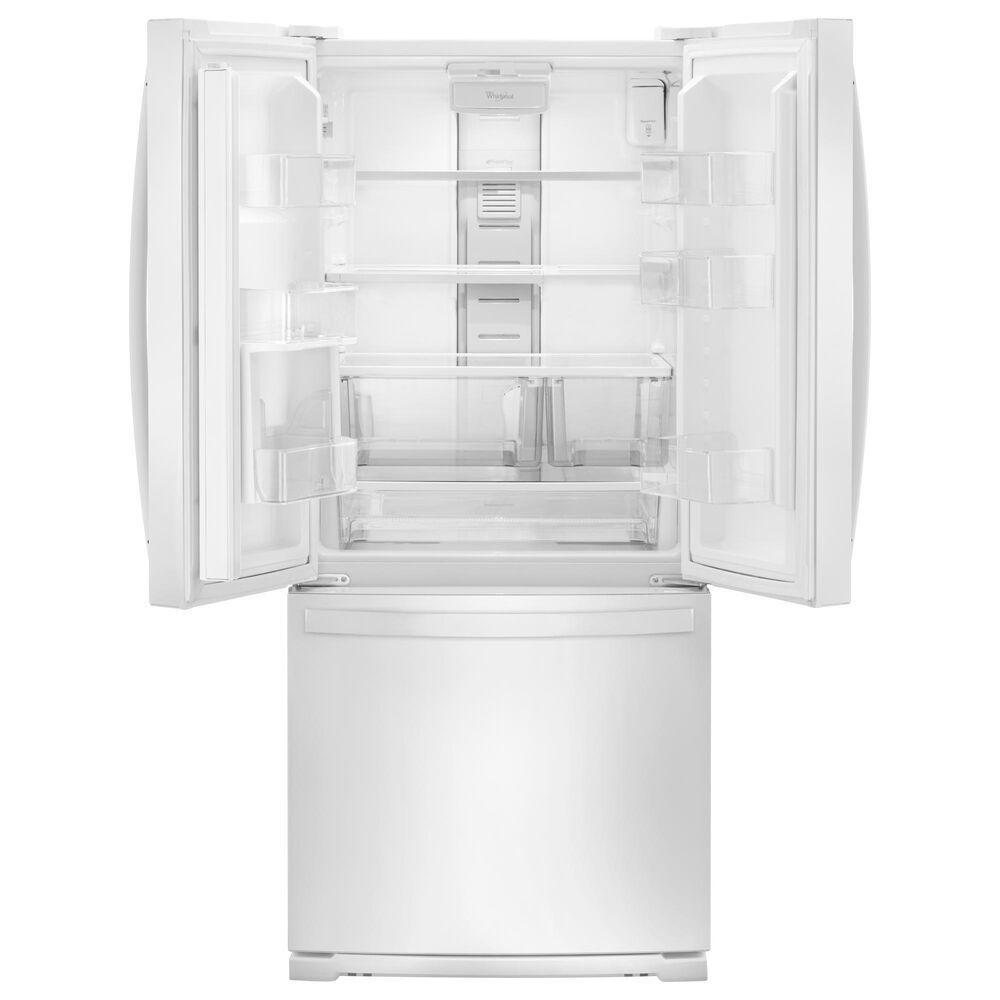Whirlpool 20 Cu. Ft. French Door Refrigerator with FreshFlow Air Filter in White, , large