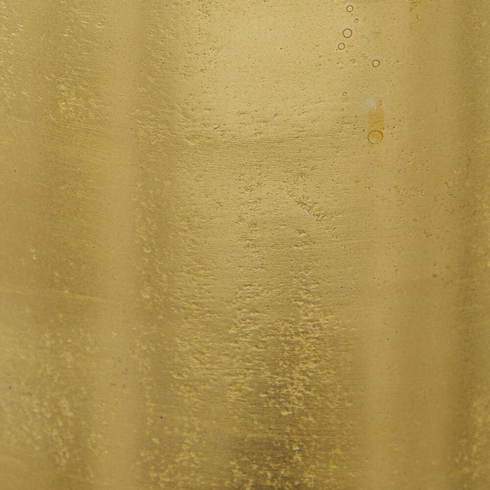Maple and Jade Aluminum Metal Decorative Vase in Polished Gold, , large