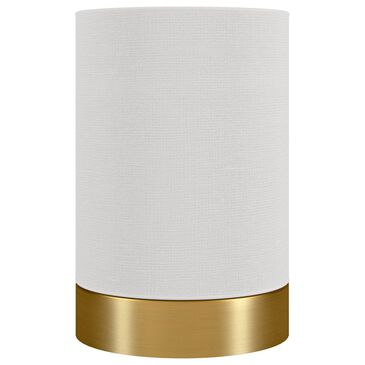 Hudson and Canal Piper Mini Table Lamp in Brass, , large