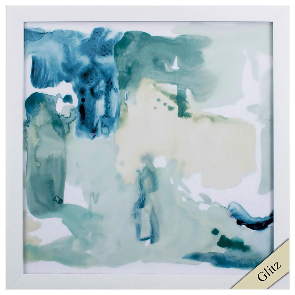 Propac Pistachio Abstract Square Wall Art in Blue, , large