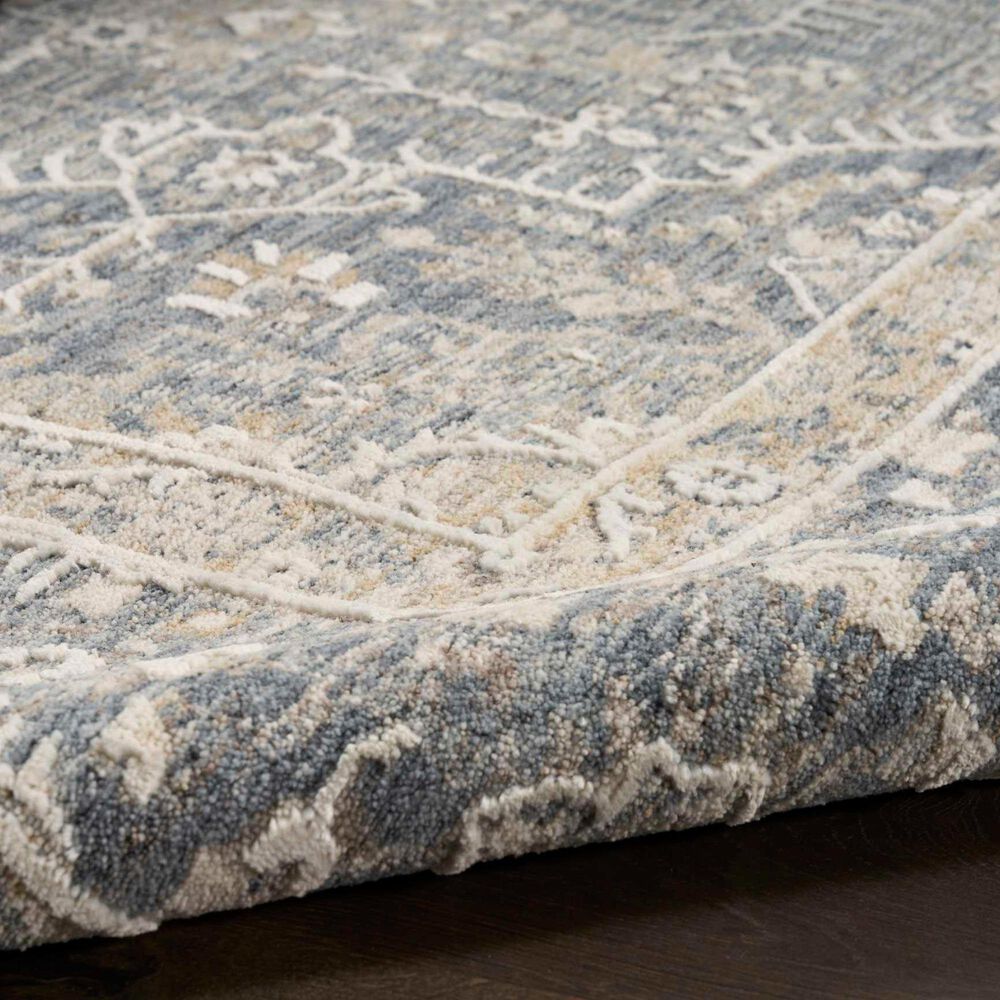 Nourison Retreat RET02 Blue 7'10" x 10' Area Rug, , large