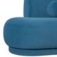 Blue River Oakland Stationary 3-Seater Sofa in Blue Velvet, , large
