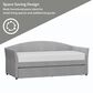 The Monday Company Westchester Upholstered Daybed with Trundle in Smoke Gray, , large