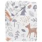 Lambs and Ivy Deer Park Woodland 3-Piece Baby Crib Bedding Set in Brown, White and Grey, , large