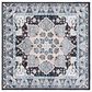Safavieh Riviera 6"7" Square Grey and Light Blue Area Rug, , large