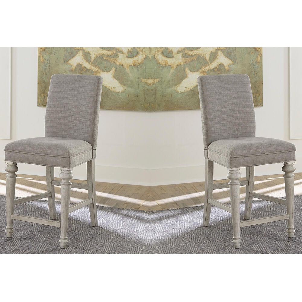 Belle Furnishings Heartland Counter Height Chair in White (Set of 2), , large