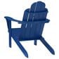 Linon Home Decor Adirondack Patio Chair in Blue, , large