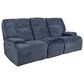 Oxford Furniture Reclining Sofa in Lucie Midnight with Power Headrest, , large