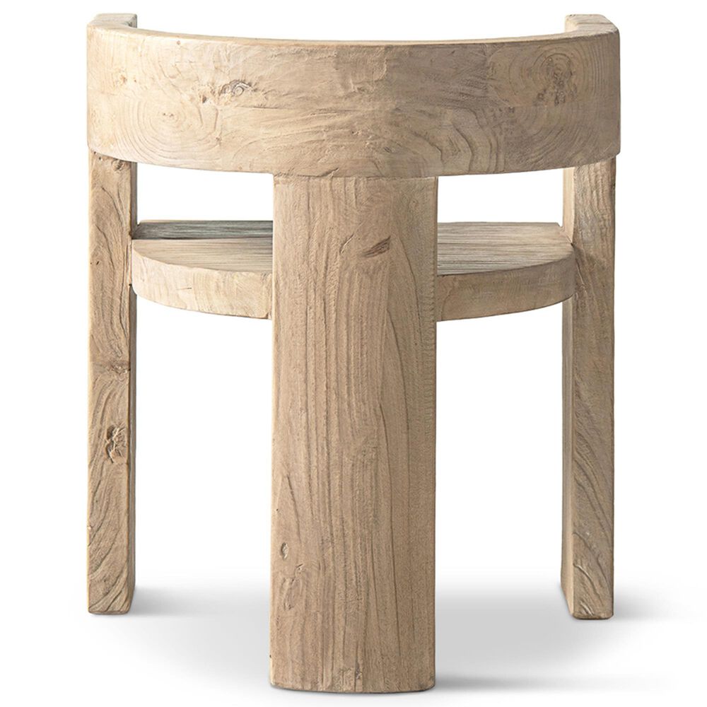 Jennifer Taylor Home Soren Arm Dining Chair in Heritage Light Natural Brown, , large