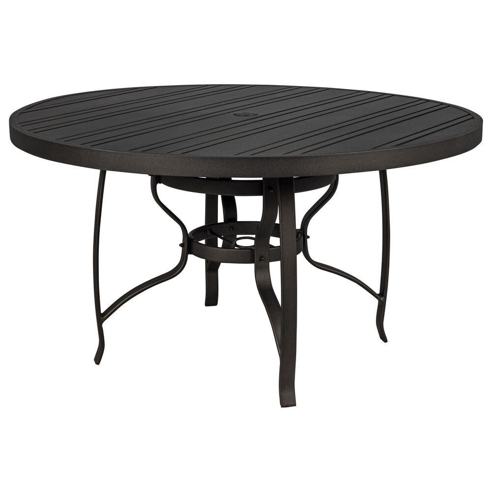 Woodard Cortland 5-Piece Patio Dining Set in Watercolor Tweed Pearly, , large