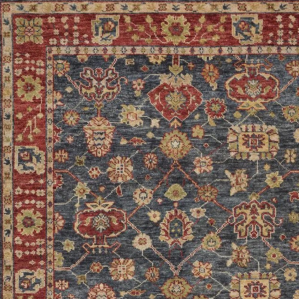 Capel Charise Peshawar 2&#39;6&quot; x 9&#39; Slate and Ruby Runner, , large