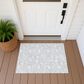 Dalyn Rug Company Soft Essentials Floral Silver 2"6" x 3"10" Indoor/Outdoor Area Rug, , large