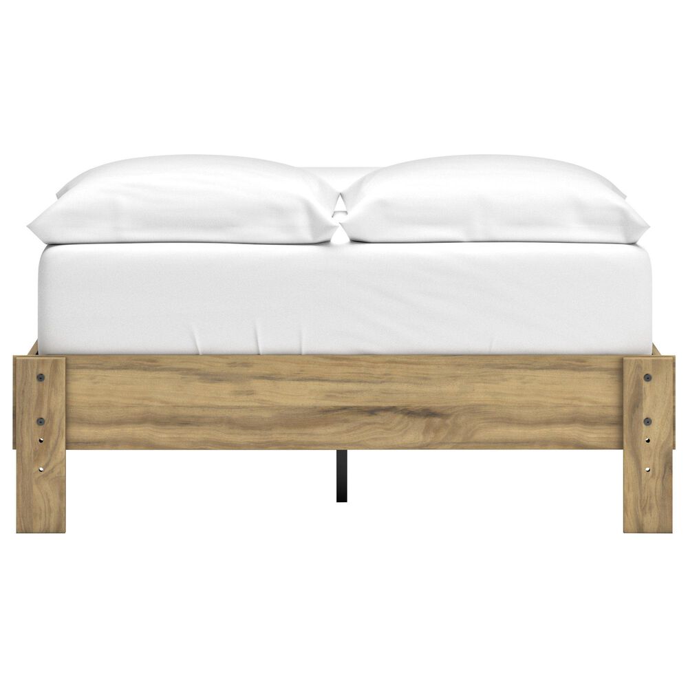 Ashley Bermacy Full Platform Bed in Light Brown, , large