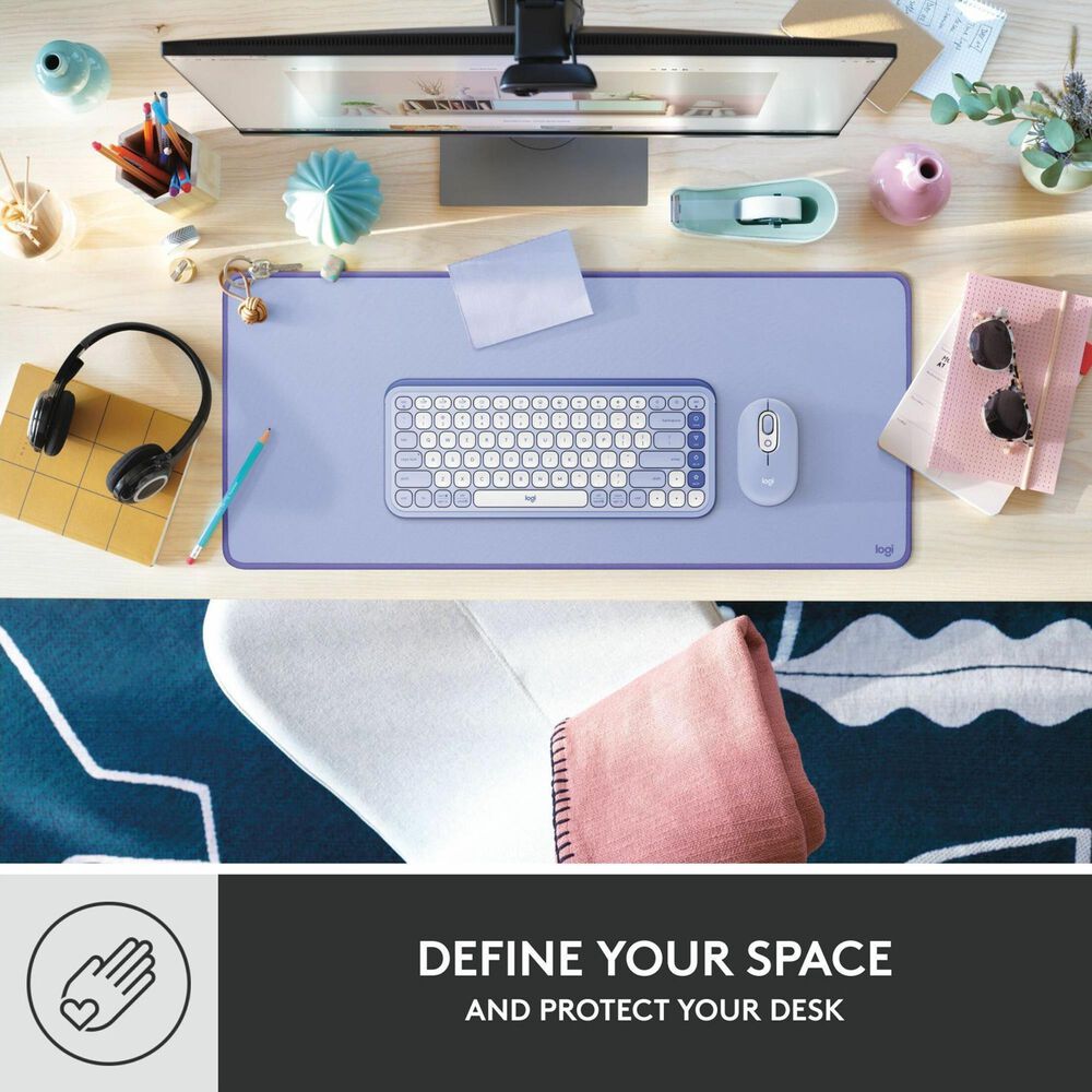 Logitech Studio Series Desk Mat in Lilac, , large