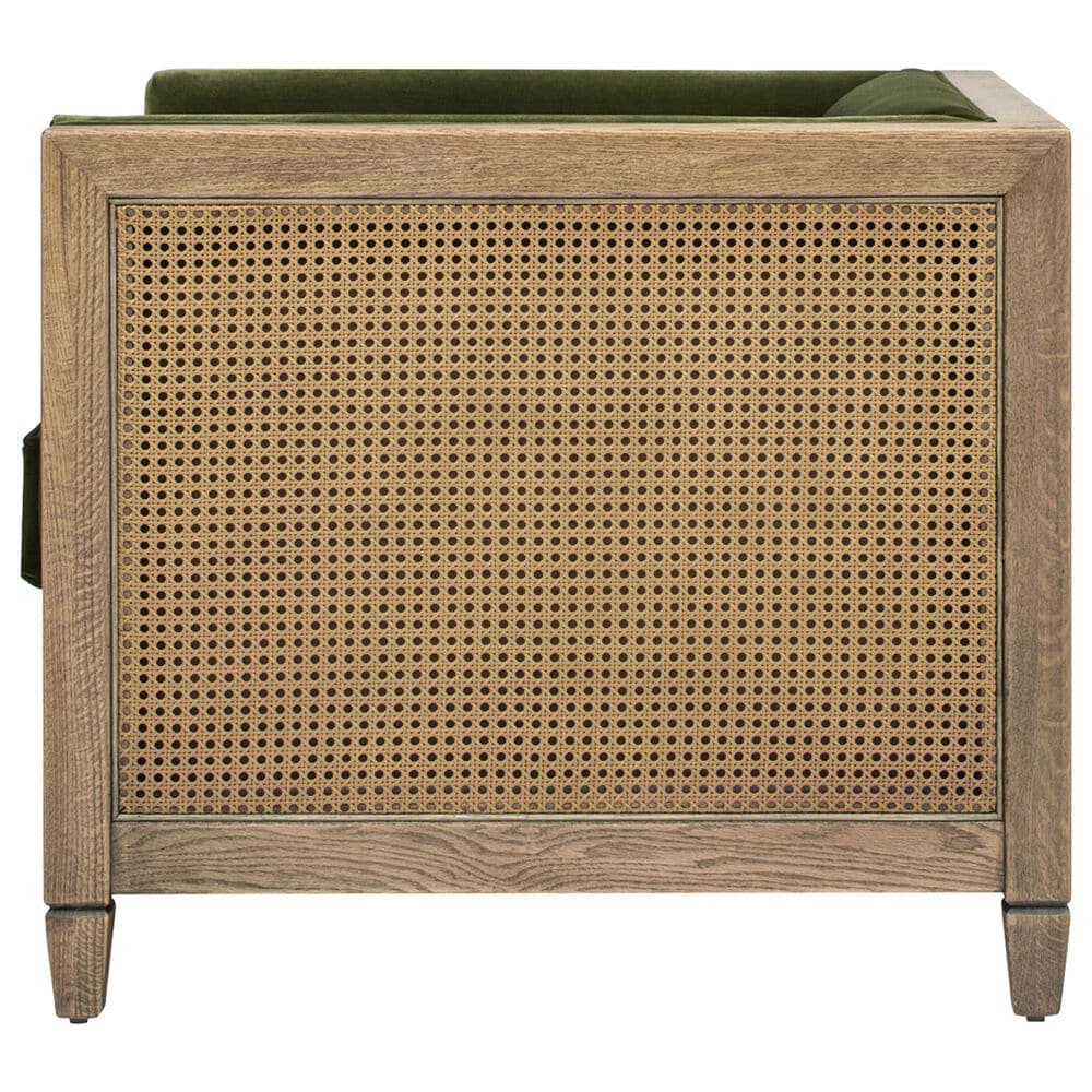 Jennifer Taylor Home Georgia Accent Arm Chair with Olive Green, , large