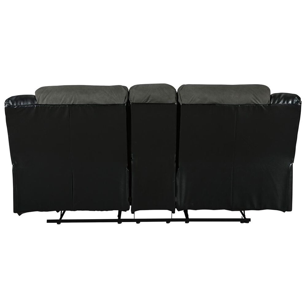 Signature Design by Ashley Earhart Manual Reclining Loveseat with Console in Slate, , large