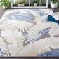 Safavieh Sarasota 4"5" x 6"5" Light Green and Navy Indoor/Outdoor Area Rug, , large