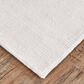 Feizy Batisse 8" x 11" White Area Rug, , large