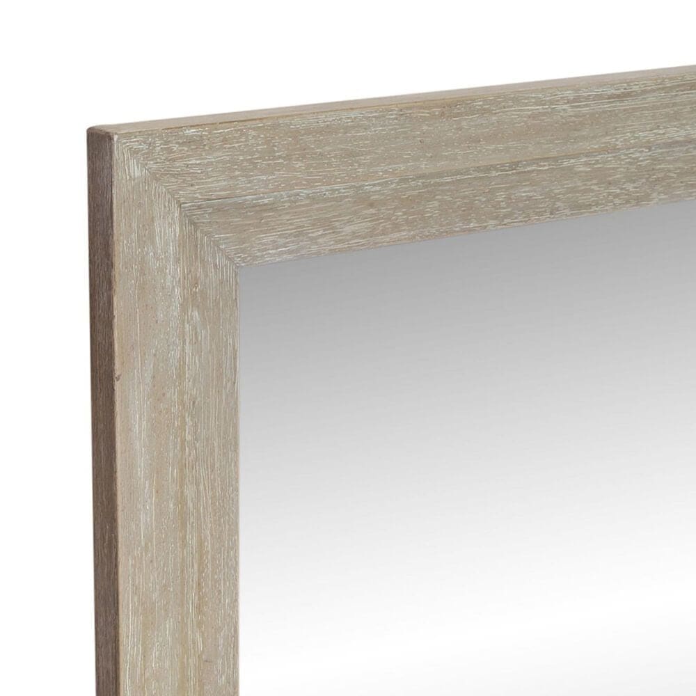 Belle Furnishings Belmar Landscape Mirror in Washed Taupe, , large